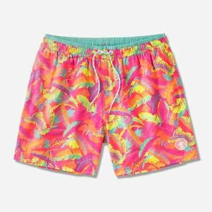 NWT Chubbies 7-Inch "The Palm Spring Breaks" Swim Trunks w/Liner - Size: XL - Picture 1 of 8