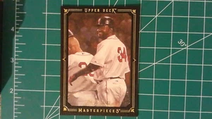 2008 Upper Deck Masterpieces Black Paper Framed David Ortiz #15 HOF - Picture 1 of 2