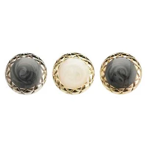 5pcs Swirl Pattern Button, Elegant Metal Decorative Button for Coats Crafts Diy - Picture 1 of 6