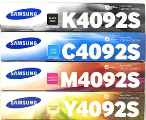 SAMSUNG CLT-P4092C MULTIPACK ORIGINALE 4 COLORI CLP-310/315/CLX-3170FNCLX-/3175N - Photo 1/1