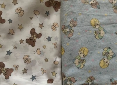 COLCHA Y RESPALDO BEBÉ PRECIOSO MOMENT BY SPECTRIX VINTAGE USADA EN EXCELENTE ESTADO 61" Y 42" POR 44 Foto 1 de 3