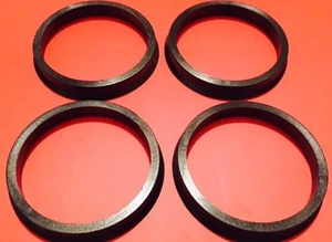 Center Ring Plastic 74 MM-60 MM  Made For Wheel Set Of 4 Pcs - Picture 1 of 3