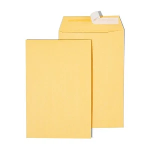 Prinko 6"x9" Mailing Shipping Kraft Catalog Envelope, Self-Seal, 24Lb, 100/BX - Picture 1 of 1