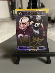 Michael Mayer 2023 Panini Origins Rookies Gold Ink SSP /25 - Bild 1 von 2