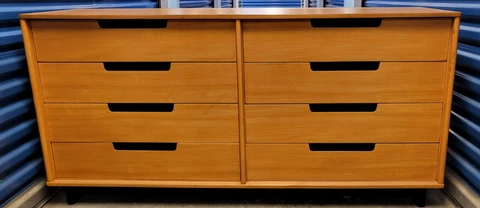 Drexel 8 Drawer MCM Teak Dresser: From Today's Living Line Cover