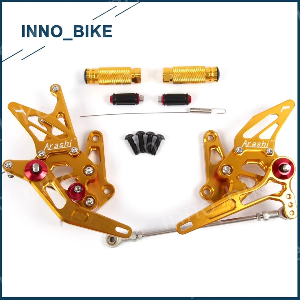 Rearsets Footrest Foot Pegs For Suzuki Hayabusa GSX1300R 2008 - 2020 2009 2010 - Image 1 of 4