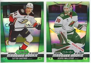 U PICK LOT 2024-25 24-25 O-Pee-Chee OPC Rainbow Green Parallel RC /33 card set - Bild 1 von 5