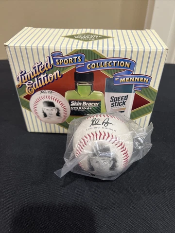Vintage Mennen Speed Stick Nolan Ryan Baseball Sports Collection Box & Ball Only Cover