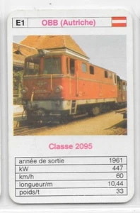Carte N°E1 - OBB Classe 2095 (Autriche) - Foto 1 di 2