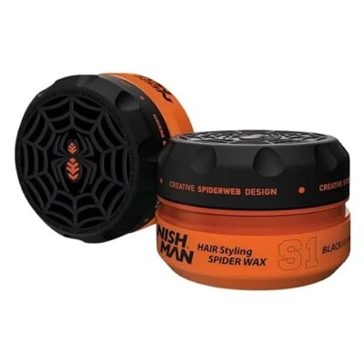 NISHMAN Aqua Spider Wax S1 – Black Widow 150g – Zitrus Duft – Starker Halt