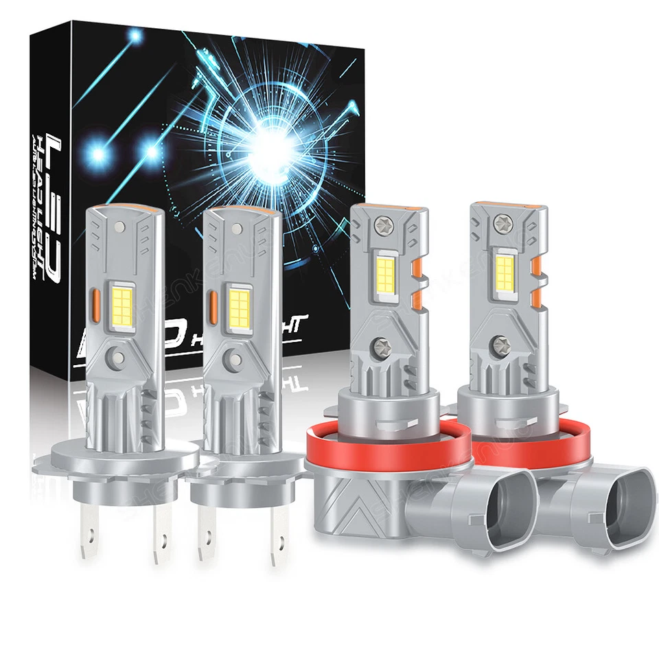 For Land Rover LR2 LR4 2010 - 2013 2014 2015 6000K LED Headlight Fog Bulbs Kit - Image 1 of 1