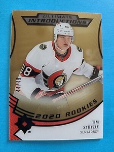 2020-21 Tim Stutzle Ultimate Introductions GOLD Rookie RC /49