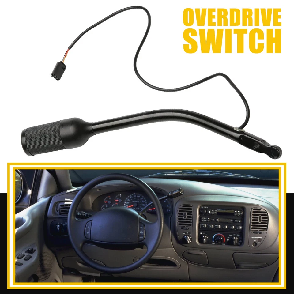 Brazo de palanca de cambios con interruptor de sobremarcha O/D para Ford F150 F250 F350 F450 F550 Foto 1 de 4