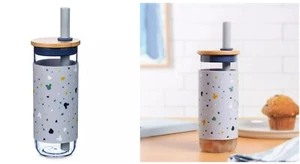 Disney Mickey Mouse Icon Boba Tea Bottle with Straw NEW - Picture 1 of 1