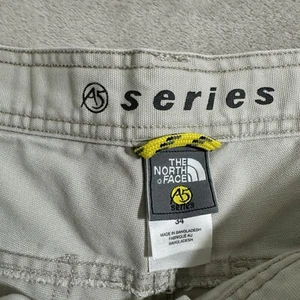 The North Face A5 Series Shorts Men 34 Long Beige Flat Front Cargo Hiking Basic - Picture 1 of 5