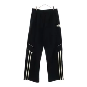 MARTINE ROSE MARTIN PANELED LINE WIDE REG SWEAT PANTS LOGO SWEATPANTS BLACK M JP - Picture 1 of 9