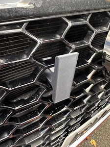audi A3/S3 A4/S4 A5/S5 A6/S6 Honeycomb Grille reg plate holder 25mm Or Custom - Picture 1 of 5