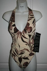 Neu mit Etikett Damen braun Neckholder MAGICSUIT von Miraclesuit zweiteiliger TANKINI Badeanzug 8 - Bild 1 von 2