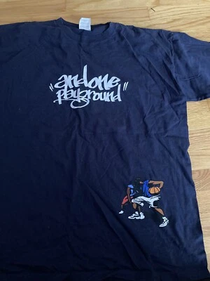 RARE Vintage AND1 Shirt Blue Size XL The Professor Hot Sauce 90s And 1 One - Image 1 of 3