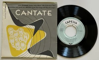 Cantate Motetten EP 45 rpm PS NM Capella Dowland Blow Purcell N.C.R.V. Hilversum - Image 1 of 3