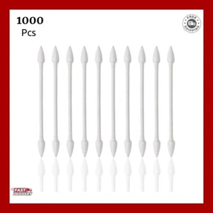 Pointed Cotton Swabs Compatible with Q Tips Double Precision Tips Cotton 1000pcs - Picture 1 of 6