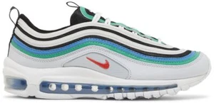 Nike Air Max 97 Grade School Pure Platinum Light Crimson 921522-031 Ship Now - Picture 1 of 8