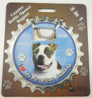 American Bulldog dog coaster magnet bottle opener Bottle Ninjas magnetic