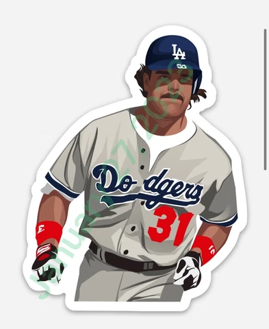 Mike Piazza Los Angeles Dodgers MAGNET - MLB Baseball LA California Cover
