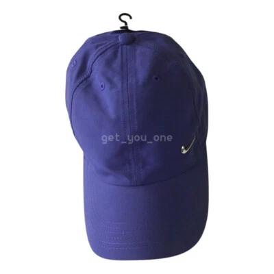 NUEVO CON ETIQUETAS Nike YOUTH Niños Metal Swoosh Logo Heritage86 Correa Gorra Sombrero Rush Violeta Foto 1 de 4