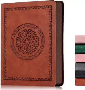 2025 Leder Vintage Journal Notizbuch, 300 Seiten, Leder Softcover liniert Journal - Bild 1 von 11