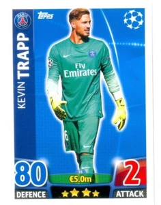 2015/2016 Match Attax Champions League #55 - Kevin Trapp - Paris Saint-Germain - Picture 1 of 1