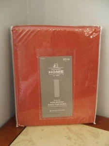 NIP j.c. penny $100 rialto victorian red back tab curtain panels 1 PAIR  50 x 63 - Picture 1 of 4