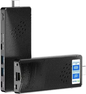 Fanless Mini PC Stick Windows 11 Pro Intel N4000 4GB RAM 64GB ROM WIFI BT 4K - Picture 1 of 8