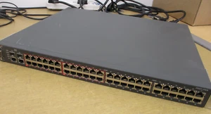 AVAYA Commutateur Réseau Ethernet, 48 + 4 Ports, Commutateur POE, 2550T-PWR - Réf 5266 - Photo 1/7