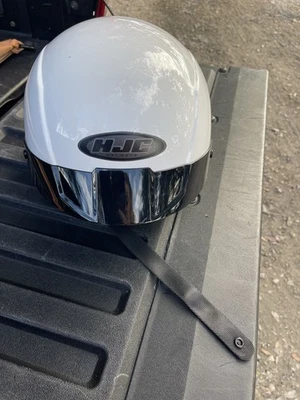 HJC IS-Cruiser Motorcycle Half Helmet White XL Sunshield DOT - Image 1 of 4