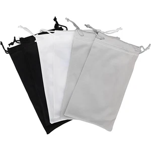 Weiches Microfaser Brillenetui 6 Stück Flach Sonnenbrillen Aufbewahrungstasche - Bild 1 von 6