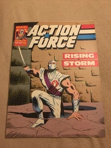 Action Force #38 Stormshadow Cover Silent Issue G.I. Joe Marvel UK 1987 - Picture 1 of 2