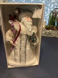 Kurt S Adler Vintage Santa's World Porcelain Santa Christmas Ornament About 10” - Picture 1 of 4