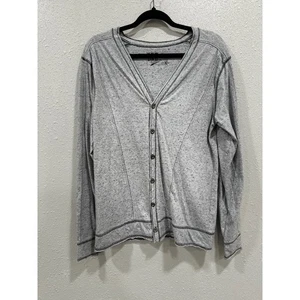 Cárdigan BKE Vintage Para Hombre Mediano Abotonado Calce Ajustado Manga Larga Gris - Imagen 1 de 6