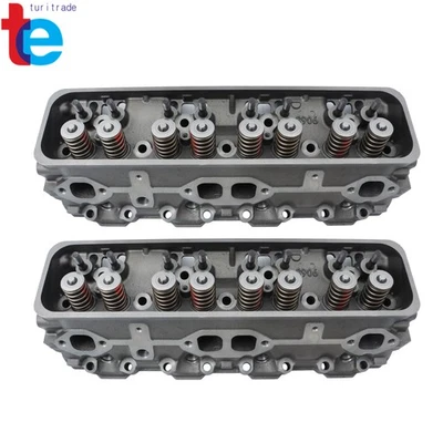 For GMC Chevrolet Cadillac 96-02 5.7L OHV VORTEC Pair Complete Cylinder Head - Image 1 of 4