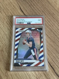 Drake Maye Prizm RWB #329 PSA 9 2024 Rookie Card New England - Bild 1 von 2