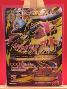 Mega M Lucario Ex 55a/111 Furious Fists Ultra Rare Full Art Holo Pokemon Card - Picture 1 of 14