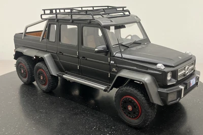 RARO Negro Mate 1/18 Mercedes G63 AMG 6X6 Autoart Compuesto Vendedor de EE. UU. Foto 1 de 4