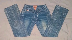 Vintage Pelle Pelle Jeans Damen Gr. 24 Blau Limited Edition Made In Hongkong - Bild 1 von 16