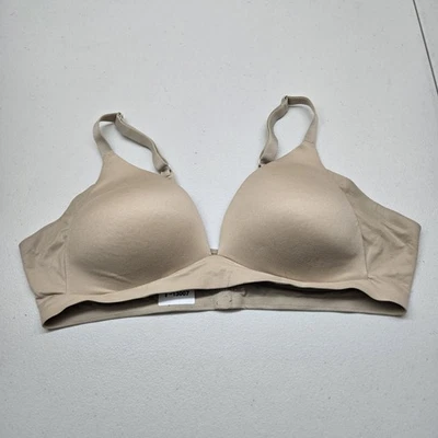 Sujetador Aerie Mujer 38B Beige Sunnie Camiseta Correa Inalámbrica Foto 1 de 4