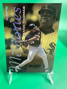1996 Frank Thomas Golden Memories Fleer #9 Of 10 - Picture 1 of 2