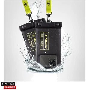 2er Pack zertifizierte schwimmende Handytaschen - perfekt für Strand und Reisen - Bild 1 von 10