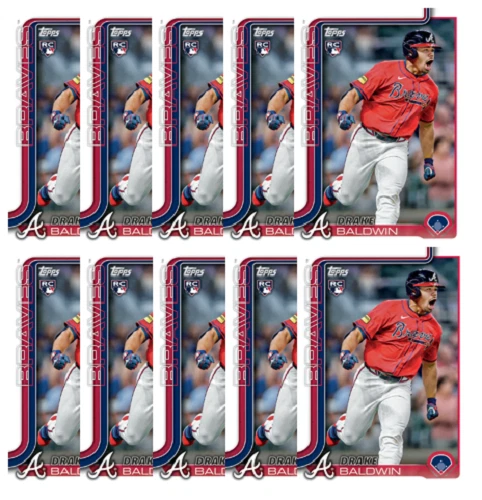 Actualización Topps 2025 - (10) LOTES DE TARJETAS BASE Y NOVATO - #s US1-US200 - TÚ ELIGES Foto 1 de 1