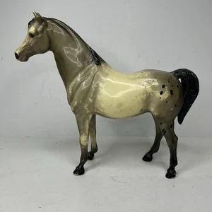 Fascia pancia vintage Breyer Family Arabian Mare #38 grigio lucido Appaloosa - Foto 1 di 7