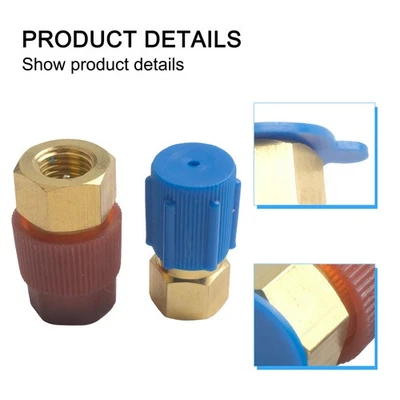 Kit adaptateur rétrofit R12 et R22 avec raccords haute pression basse pression - Image 1 of 4